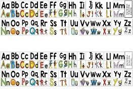 Girls coloring letter w alphabet coloring page. Letterland Alphabet Strip By Kinders To Firsties Tpt