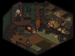 Pixel Art Entering The Workshop Interior Design Isometric Rpg Quest Pixelart Jmw327 Pixel Art Pixel Art Design Isometric Art