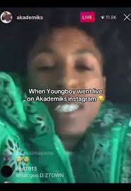 Youngboy Takes Over Akademiks Instagram Live