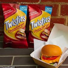 Coyright 2019 twisties all rights reserved. Twisties Has Announced Their New Cheeseburger Flavour But You Better Be Quick Daily Mail Online
