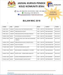 Sijil multimedia kreatif pengiklanan : Tuan Tuan Dan Puan Puan Kursus Pendek Kolej Komuniti Jerai Facebook