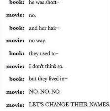 The Life Of A Fangirl Basically 30 Book To Movie Books Vs Movies Book Lovers Percy Jackson