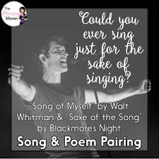 1 sample answer one p. 15 Poem And Song Pairings To Liven Up Your Poetry Unit The Literary Maven