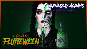 Wednesday addams poison bottle 8.5 x 11 vintage dictionary page unframed art print. Wednesday Addams The Addams Family Halloween Makeup Tutorial 31 Days Of Flutieween Youtube