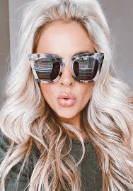 Kaia Cream Tortoise Grey In 2020 Fall Blonde Hair Fall Blonde Blonde Hair Looks