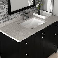 However, like granite, they need to be sealed to prevent stains and bacteria from soaking into the porous stone. Design House 37 In W Cultured Marble Vanity Top In Moonscape Grey With Solid White Basin And 4 In Faucet Spread Wayfair Ca