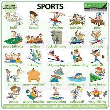 Listen to the audio and type the name of the sport into the text box. Sports In English Woodward English
