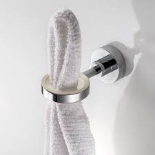 Ws Bath Collections Duemila Wall Mounted Towel Ring Towel Hooks Modern Towel Rings Towel Rings