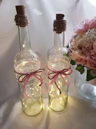 Glasflasche Mit Led Dekoriert Vintage Brideh Collection Flaschen Dekorieren Glasflaschen Dekorative Weinflaschen