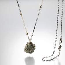 Pyrite Burst Necklace Jamie Joseph Jewelry Necklace Pyrite