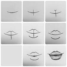 Drawing lips is the first step before drawing a face. Risultati Immagini Per Lips Drawing Step By Step Art Drawings Simple Art Drawings Lips Drawing
