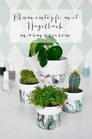 Marmorieren Mit Nagellack Ein Stylisches Blumentopf Diy Nagellack Handwerk Marmorieren Und Nagellack Geschenke