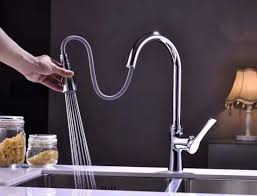 Black kitchen sink faucets pics images bandana. Faucets New 16 Chrome Kitchen Sink Faucet Pull Out Down Dual Spray Tap Bar Swivel Spout Home Garden