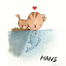 Cat And Fish Cute Art Cat Art Cute Drawings