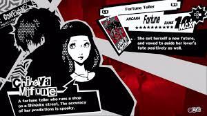 Return to chihaya and talk to her once more after completing all those actions, chihaya will become available as a confidant. Persona 5 Persona 5 Royal Chihaya Mifune The Fortune Confidant Samurai Gamers