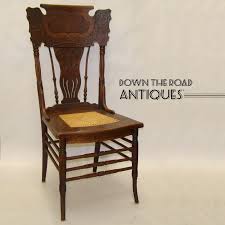 Set Of Six Oak Pressed Back Chairs C 1910 Chair Oak Dining Chairs