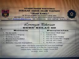 Lowongan kerja sd islam cendekia bukittinggi terbaru 2021. Sdit Insan Kamil Yayasan Aqabah Bukittinggi Home Facebook
