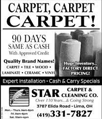 Star carpet & cleaning co ⭐ , united states of america, state of ohio, allen county, lima: Huge Inventory Factory Direct Pricing Star Carpet Lima Oh