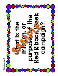 Do you know the secrets of sewing? Red Ribbon Week Scavenger Hunt By Readytoimpress Tpt