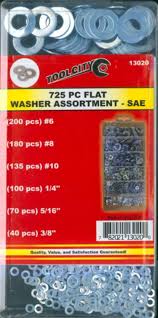 Service Tool 13020 725-Piece Sae Flat Washer Assortment at Sutherlands