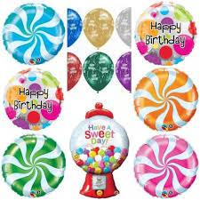 Latex macaron balloons birthday party decoration candy color balloons wedding event decorations. Sweet Candy Crush Happy Birthday Party Balloons Decorations Bouquet Set Buy Online In Angola At Angola Desertcart Com Productid 4472382