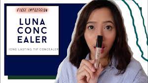FIRST IMPRESSION: Luna Long Lasting Tip Concealer | Dinda Naya - YouTube