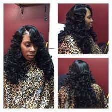 Quick Weave With Invisible Part Hair Laid Stylish Hair Curly Hair Styles