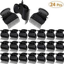 I straightened my hair yesterday with my chi and then used the hot rollers. 24 Pieces Hot Roller Clips Hair Curler Claw Clips Plastic Hair Rollers For Small Medium Large And Jumbo Hair Rollers Black Buy Online At Best Price In Uae Amazon Ae