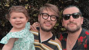 Brian Dowling And Arthur Gourounlian Celebrate First Father's Day