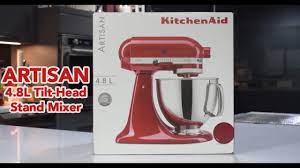 A mixer will be your ally in the kitchen and help you make everything from cupcakes to meatballs! Kitchenaid Indonesia Artisan 4 8l Stand Mixer Msj Store Youtube