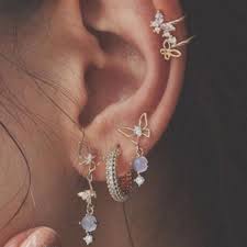 New Fashion Opal Butterfly Earrings Without Pierced Ears Ear Clips Wholesale Nhnz209753 Add a dose of colour to your look with this stunning clip in sterling silver.