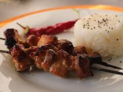Moo ping | grilled pork skewers. Moo Ping Thai Pork Skewers Recipe