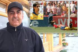 Colombia's captain, andrés escobar, lies on the ground after scoring an own goal at usa 94. Andres Escobar News Views Gossip Pictures Video The Mirror