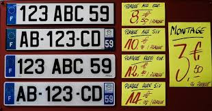 Bizarre non, les priorités des gens ??? Plaques D Immatriculation Secrets De Fabrication Et Prix