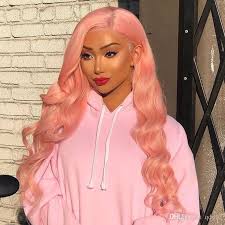 Black And Pink Lace Front Wig Pink Lacefront Wig Pre Plucked Hairline Body Wave Brazilian Virgin Glueless Pink Lace Front Human Hair Wigs With B Wig Hairstyles Human Hair Wigs Body Wave Wig