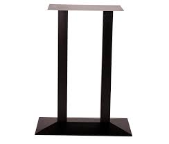 Table bases do a lot for your restaurant. Quattro Twin Pedestal Poseur Table Bases For Bars And Pubs