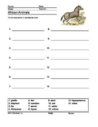 The list of extinct animals in africa features the animals that have become extinct on the african continent and its islands, like madagascar, mauritius, rodrigues, réunion, seychelles, saint helena. African Animals Printables And Worksheets Bundle By Lesson Machine
