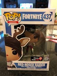 Funko Pop Fortnite Red Nosed Raider 437 Gamestop Exclusive Fortnite Funko Pop Vinyl Figures