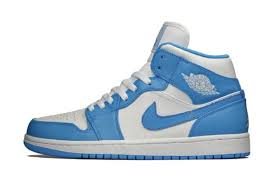 Jordan Retro 1 High Og White Black University Blue Air Jordan 1 Retro Mid White University Blue Air Jordans Sneakers Popular Sneakers
