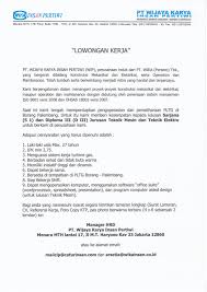 Ada banyak contoh surat lamaran kerja yang bisa kamu jadikan acuan sebelum melamar pekerjaan. Contoh Surat Lamaran Kerja Bahasa Inggris Teknik Mesin Contoh Surat Dan Format