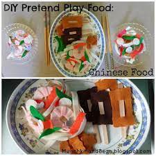 Munchkin And Bean Diy Pretend Play Food Chinese Food Pretend Play Food Play Food Felt Food