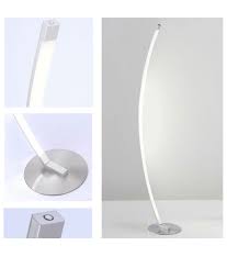 Rating 4.503281 out of 5 (3281) £8.00. Led Aluminium And Acrylic Shade Modern Curved Floor Light