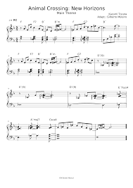 New horizonstrailer theme / main themeas released at e3 2019, nintendo directarranged for solo piano by david anderson (coelacanthsrock)ht. Main Theme Animal Crossing New Horizons Sheet Music For Piano Solo Download And Print In Pdf Or Midi Free Sheet Music For Animal Crossing New Horizons Main Theme By