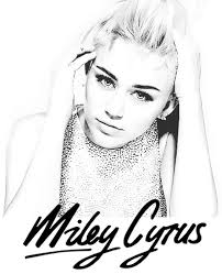 A Unique Coloring Page Of Miley Cyrus Mileycyrus Cyrus Coloringpage Singer Superstar Miley Cyrus Color Unique Coloring Pages