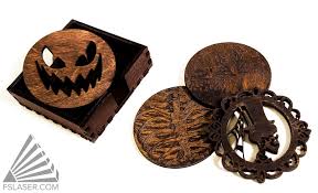 Laser Cut Halloween Coasters Svg File Free Download 3axis Co