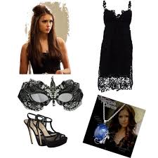 Katherine pierce masquerade ball makeup tutorial. Designer Clothes Shoes Bags For Women Ssense Katherine Pierce Outfits Fashion Katherine Dress