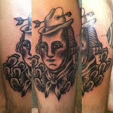 I work as a tattoo artist, fine art painter and illustrator. George Washington Probably Could Have Beat Your Ass Tattoodo