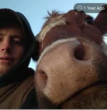 Cain loves his peanut butter 🥰