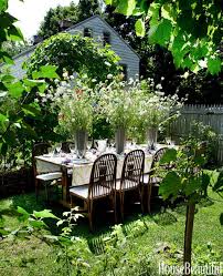 Beautiful vintage style iron chair empty background garden flower outdoor nature leisure corner. 30 Beautiful Garden Pictures Images Of Gorgeous Spring Gardens