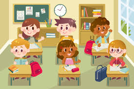 Children in classroom - Download Free Vectors, Clipart Graphics & Vector Art
